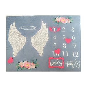 Angel Baby Milestone Blanket